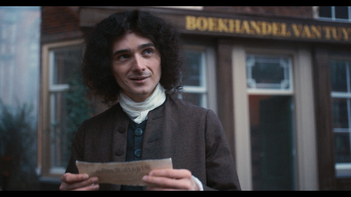 Historic shopping street scene from the '300 years of Staatsloterij' anniversary campaign